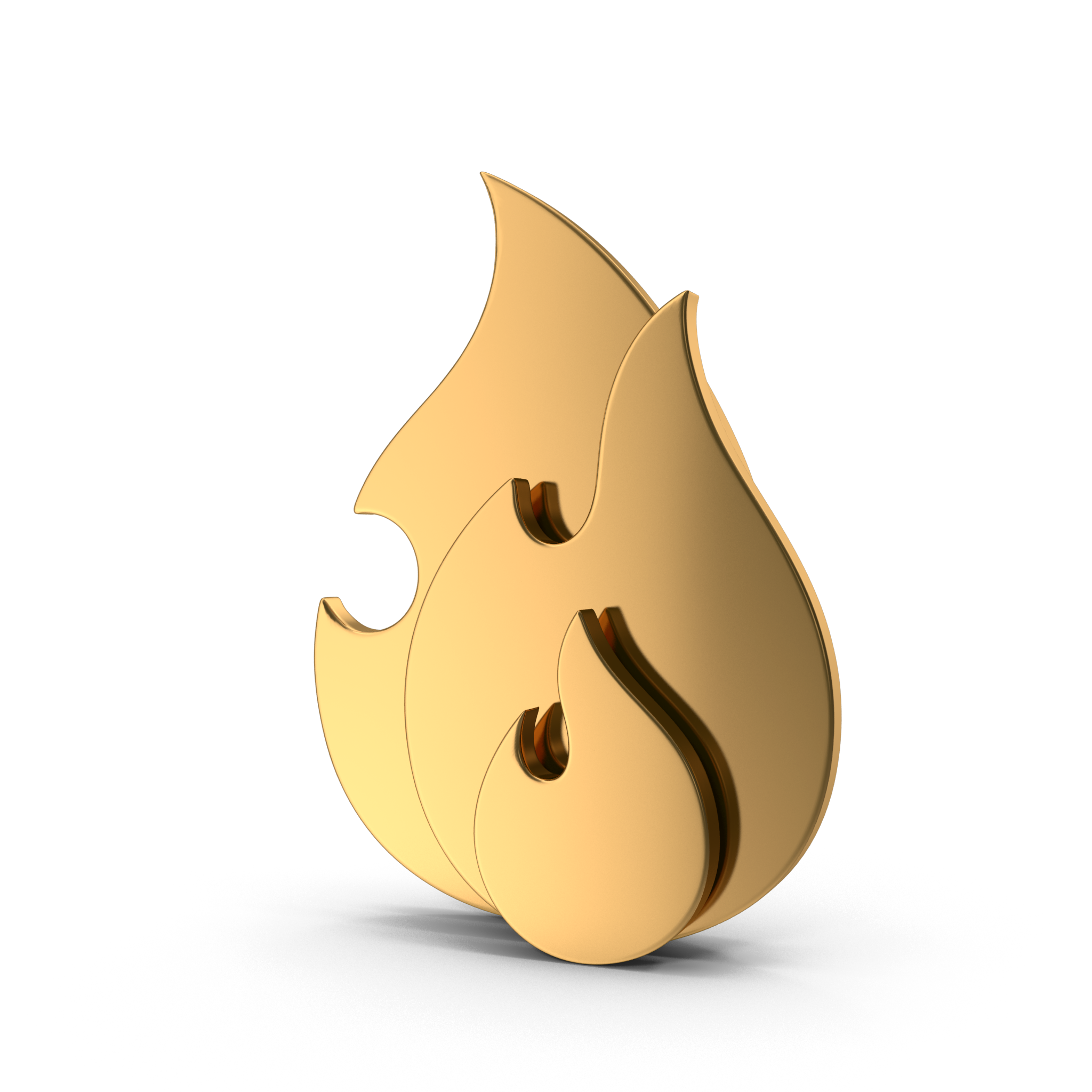 Gold Fire Icon.I02.2k